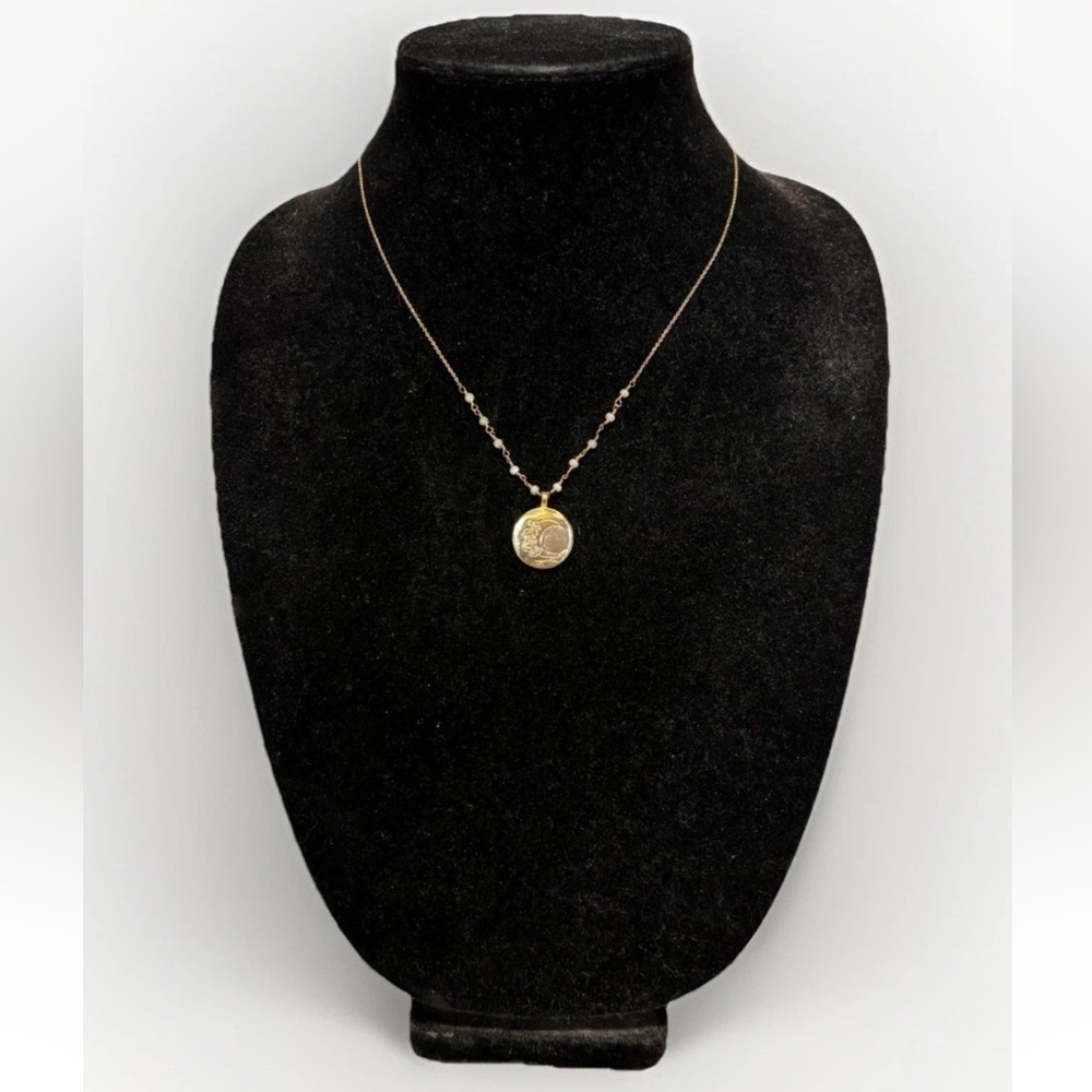 Luna Norte Moonstone Gold-Toned Necklace #4339